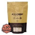 Airsoftové kuličky Raccoon PREMIUM Bio 0,30g, 3330bb, 1kg