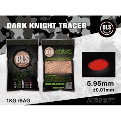 Nasvětlovací airsoftové kuličky BLS Tracer 0,20g červené, 5000bb, 1kg