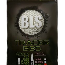 Nasvětlovací airsoftové kuličky BLS 0,20g, 5000bb, zelené