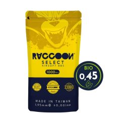 Airsoftové kuličky Raccoon SELECT Bio 0,45g, 1000bb