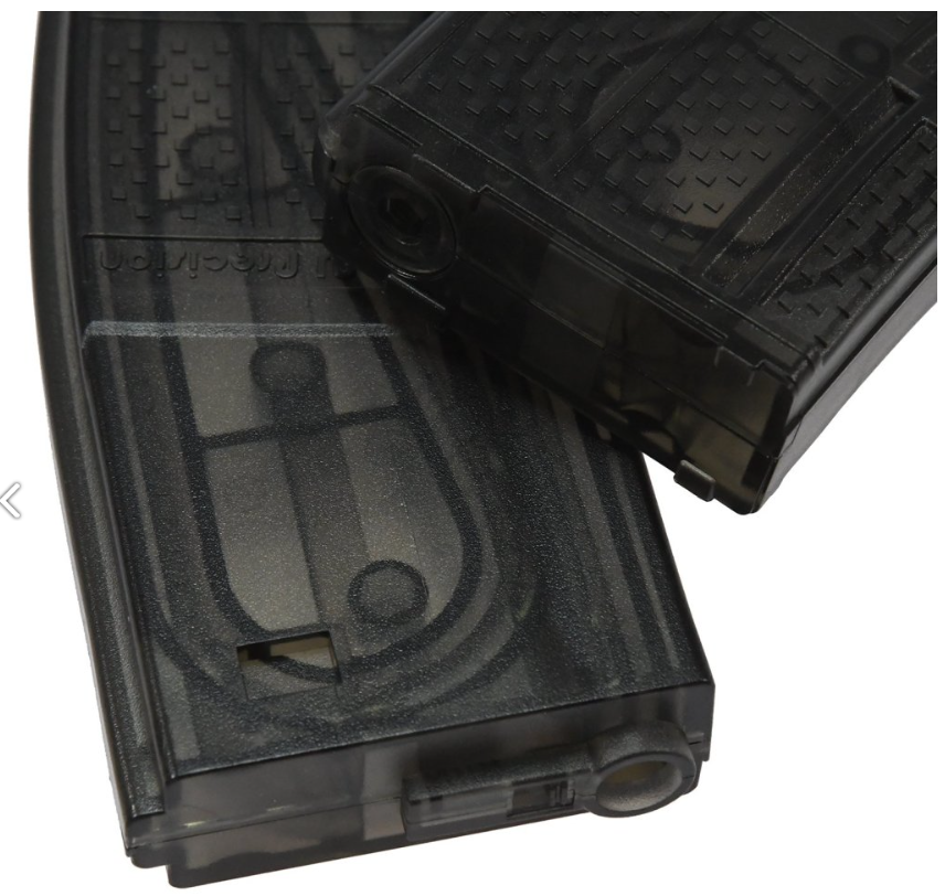 BAS zásobník AJP M4/M16 140 ran Transparent - Obrázek 2